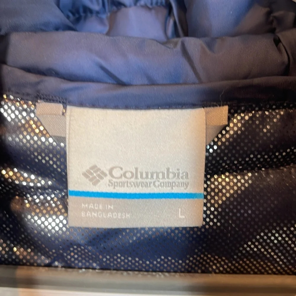 Columbia Navy Floral Puffer Jacket - Picture 6 of 12